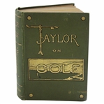 1905 Taylor On Golf Fourth Edition By J.H. Taylor