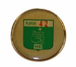 1992 Masters Players Pin #42 - John Dalys Personal Badge - Fred Couples Wins