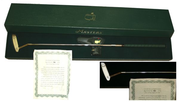 2001 Masters Commemorative Putter Tiger Woods Wins