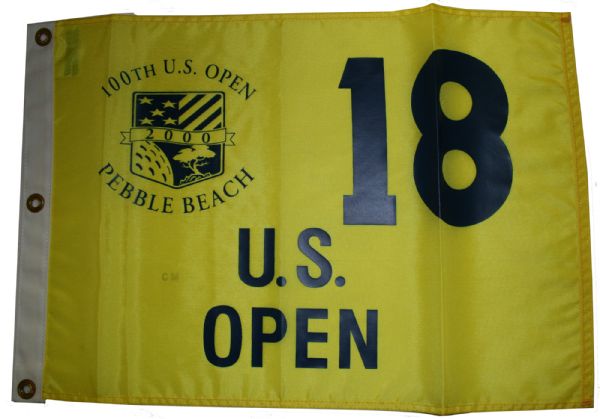 2000 US Open Flag - Tiger Win/Nicklaus Last US Open