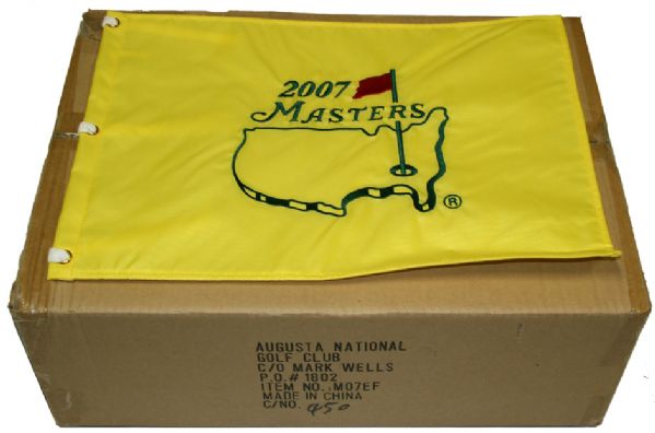 2007 Masters Flags - Box of 50 Embroidered Pin Flags