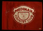 Tiger Woods Autographed Medinah CC Used Flag - UDA