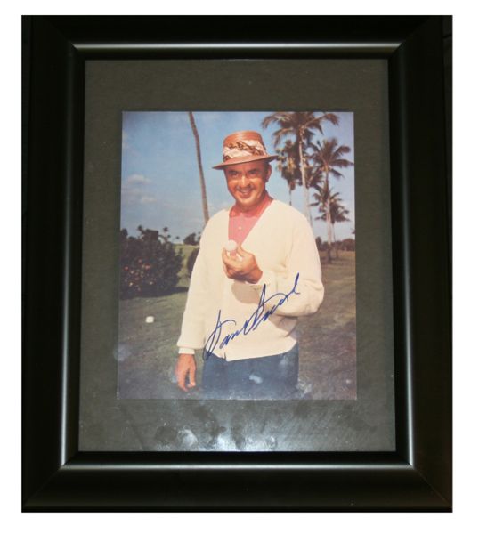 Sam Snead Framed and Autographed 8x10  