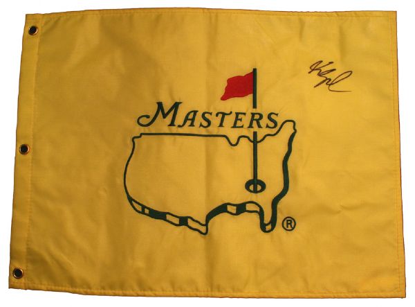 Fred Couples Autographed Masters Flag - Undated  JSA COA 