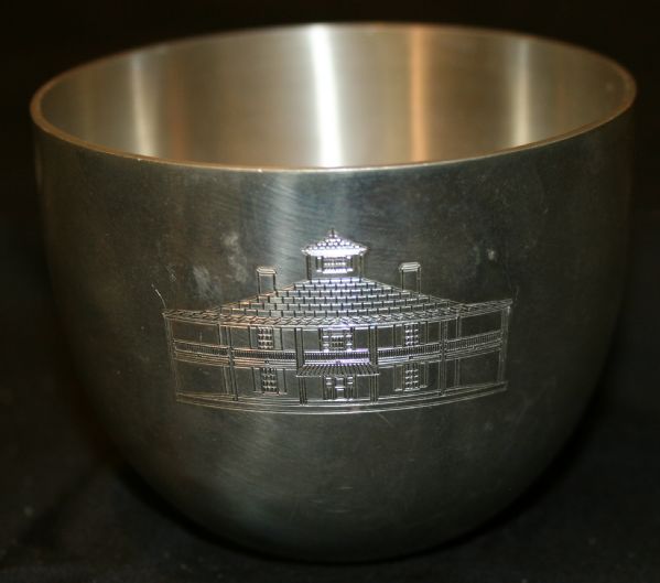Pewter Cup with Masters Clubhouse Etching Masters Gift