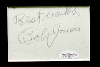 Bobby Jones Autographed Cut in Deluxe Frame (FULL JSA COA)