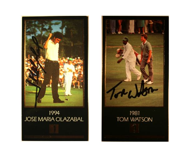 Partially Autographed Grand Slam Ventures Trading Card Set