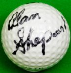 Alan Shepard Autographed "Moon"  Golf Ball