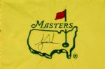 Tiger Woods Autographed Undated Masters Flag UDA JSA