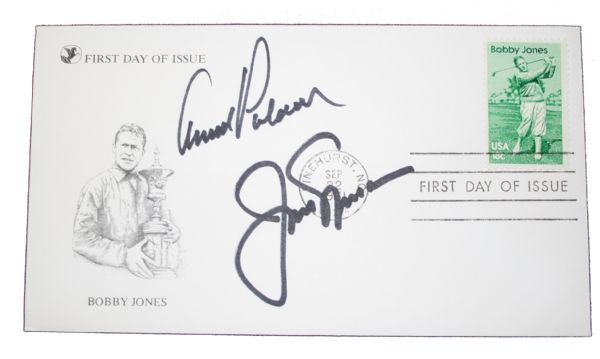 Arnold Palmer/Jack Nicklaus Autographed Bobby Jones FDC
