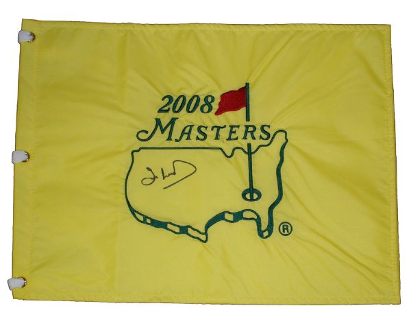 Ian Woosnam Autographed 2008 Masters Flag