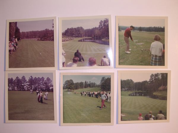 Great Lot of Candid Pictures from the 1966 Masters - Hogan, Palmer, Nicklaus, Snead Etc