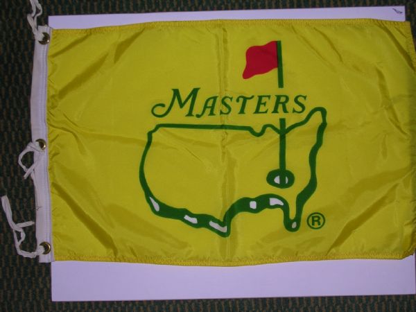 1995 Yellow Undated Masters Flag RARE!