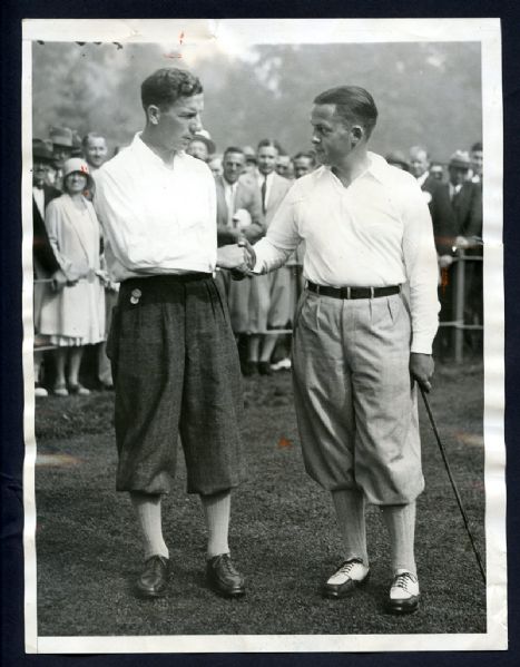 Bobby Jones 1930 US Amateur Wire Photo Grand Slam 9/26/30