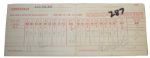 Arnold Palmer Signed 1958 Western Open Scorecard JSA COA