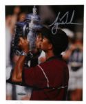 Tiger Woods Signed Upper Deck Authenticated 8 x 10 - 1999 PGA Championship  
