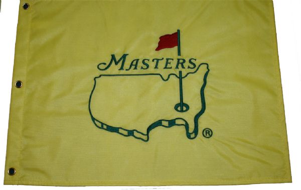 UNDATED MASTERS PIN FLAG - RARE! - Original 2002 in sleeve with $18 price tag