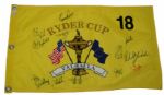 2008 Ryder Cup Valhalla Pin Flag US Team Autographed JSA COA