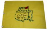 Nick Faldo Autographed Masters Pin Flag  W/Inscribed Dates JSA COA