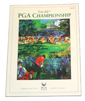 2000 PGA Championship Program - Jack Nicklaus Autograph  JSA COA 