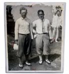 1930 Jock Hutchinson and Bobby Jones - Wire Photo