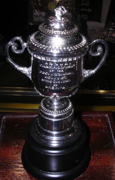 Replica PGA Championship Trophy  from Champions Dinner Hosted by Vijay Singh