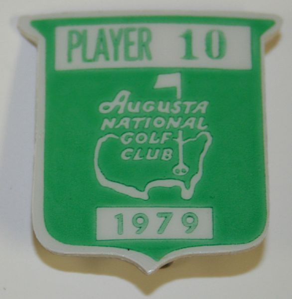 1979 Masters Players Badge #10 - Gay Brewer's Personal Badge