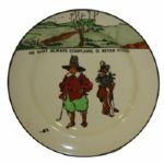 Royal Doulton (1920-1930s) Small Golf  - Charles Crombie Cartoon