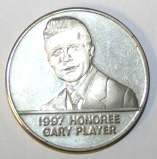 1997 Gary Player Memorial Tournament Honoree Medallion Award, ID,  and Badge