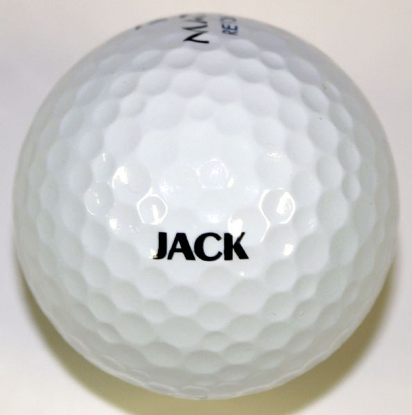 Personal Jack Nicklaus Golf Ball