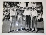 1942 Ben Hogan, Jimmy Demaret, Jug Mcspaden and Lloyd Mangrum Orginal Photo From Lloyd Mangrum Estate