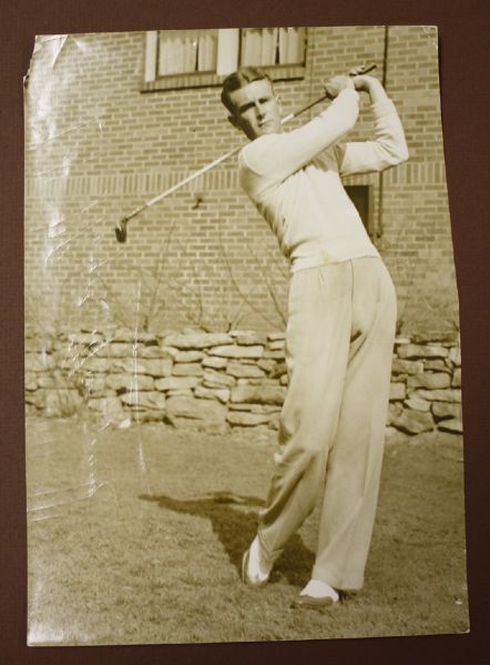 One of the First Lloyd Mangrum Photos as a Professional 4/13/37 LM estate.
