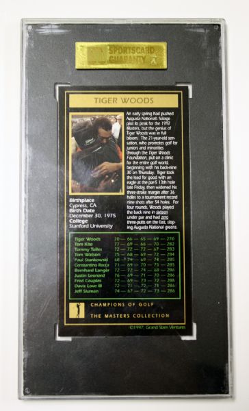 Tiger Woods Rookie Card 1997 (92 NM/MT+ 8.5)