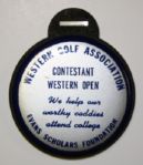 Western Golf Association Contestant Bag Tag from Lloyd Mangrum