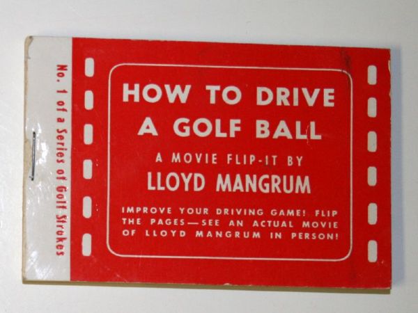 10 copies of Lloyd Mangrum's 1955 flip book How to Drive a Golf Ball
