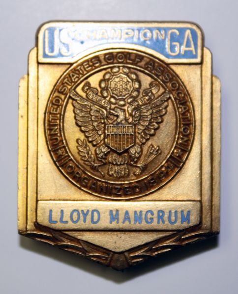 Lloyd Mangrum's USGA Contestants Pin