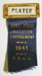 lloyd Mangrums Players pin from 1941  Henry Hurst Invitational Tournament Won By Sam Snead