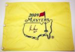 Gary Player Signed 2009 Masters Flag w. 52nd notation for final masters 