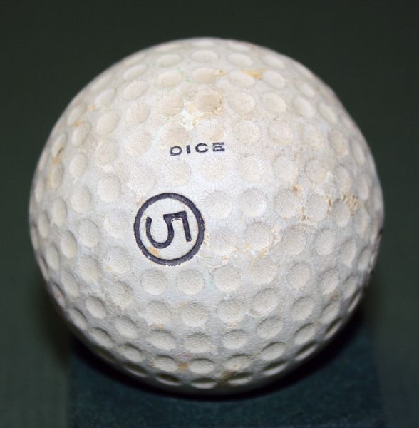 1938 Dice Golfball by Worthington Co