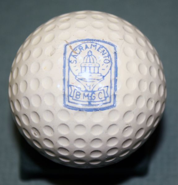 Lot of two Golfballs Bing Maloney 1952 and a 1988 PGA championship Golfball