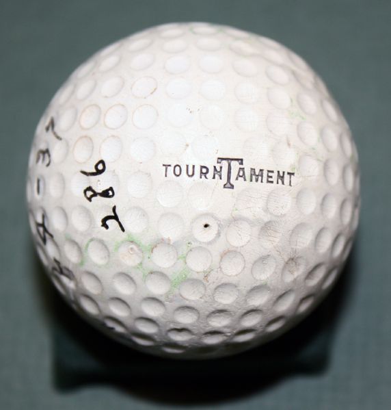 Horton Smith 1937 Signed Golfball Very Rare FULL JSA COA 34 Masters Champ