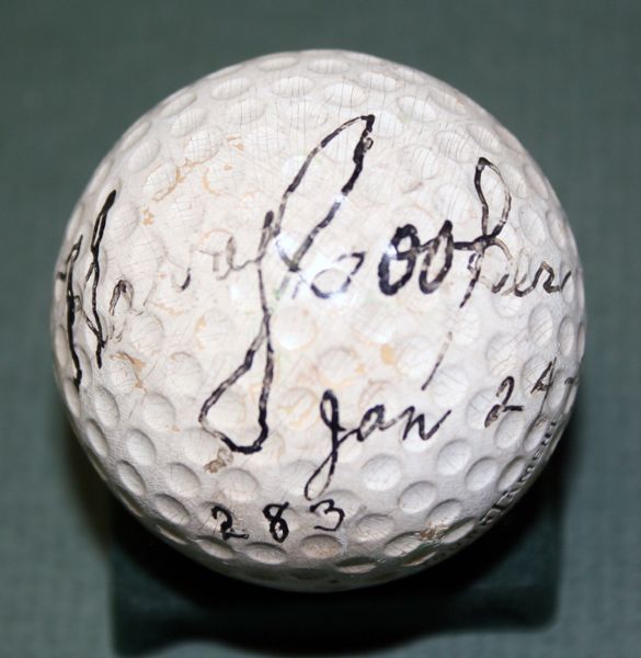 Harry Lighthorse Cooper Vintage 1937 signed Golfball FULL JSA COa