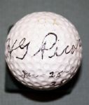 Henry Picard signed Vintage 1937 Golfball Masters Champion VERY Rare! FULL JSA COA