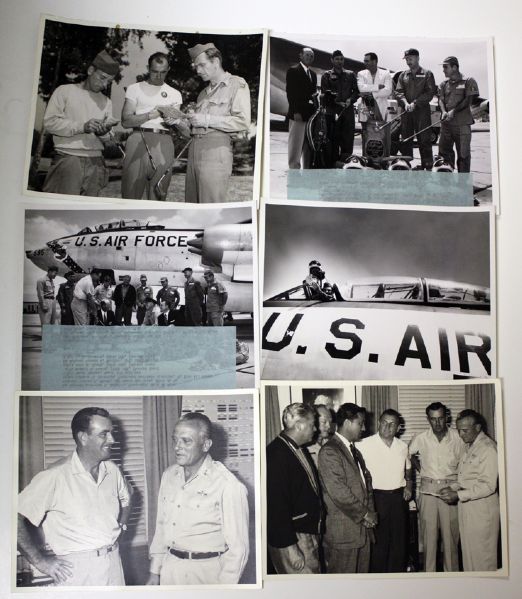 Lot of 14 Wire Photos from Lloyd Mangrum in the Military
