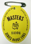 1965 Masters Badge Nicklaus wins