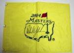 2004 Masters flag signed by Phil Mickelson JSA Letter