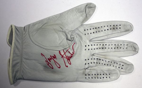 Payne Stewart Signed Golf Glove with use