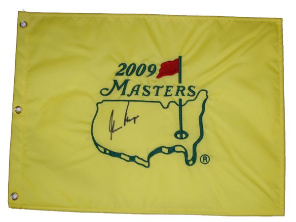 Gary Player Autographed 2009 Masters Flag 