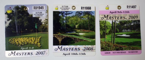 2000 - 2009 Run of Masters badges missing 2004