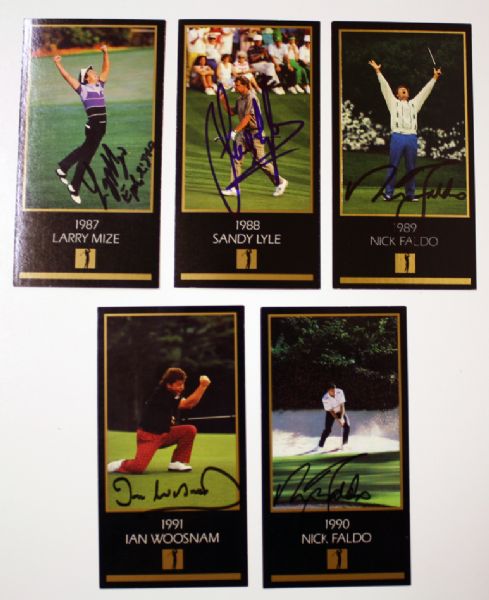 Lot of 53 Signed GSV cards  45 Different Incl. Keiser,Palmer,Nicklaus,Seve JSA Coa 